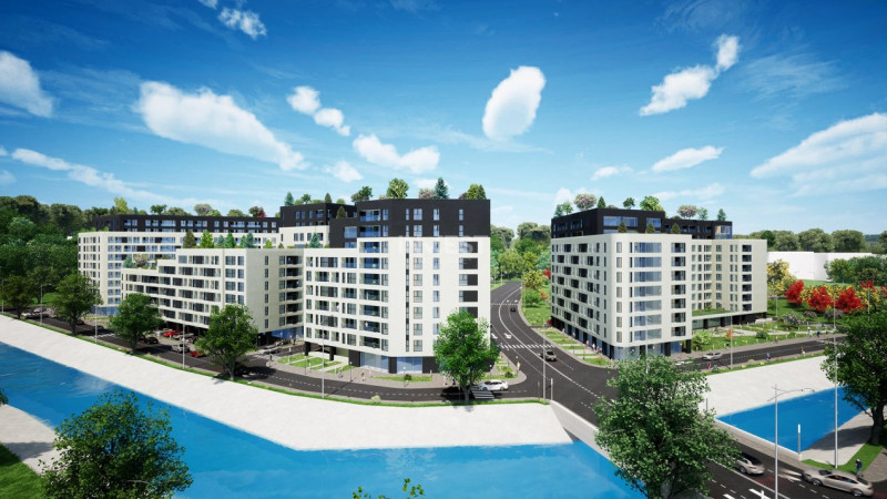 Tătărași - Apartamente SMART cu 2 camere în bloc nou, comision 0%