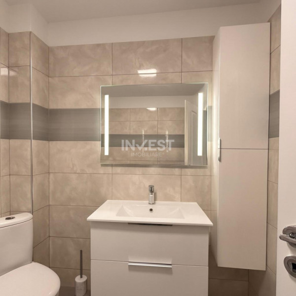 Apartament cu 2 camere decomandat în bloc nou, etaj 1, mobilat & utilat