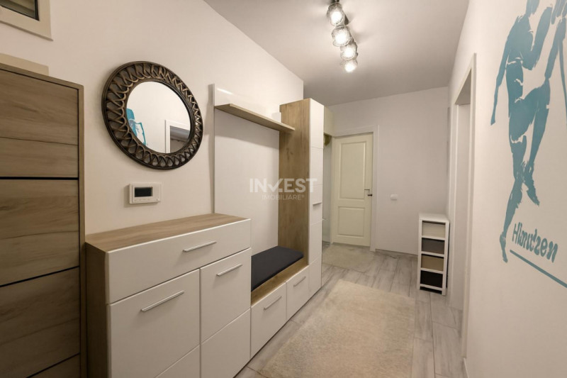 Apartament cu 2 camere decomandat în bloc nou, etaj 1, mobilat & utilat