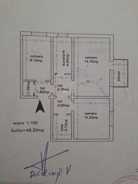 APARTAMENT-3 CAMERE-DECOMANDAT-SOS NATIONALA