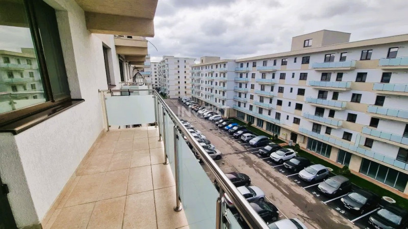 Apartament cu 2 camere, decomandat, 55mp, bloc nou în orașul Iași