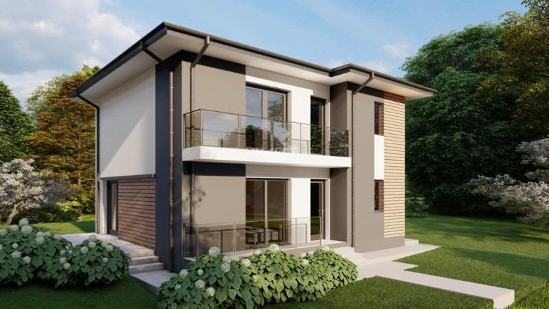 VILA INDIVIDUALA , 4 CAMERE, 2 BAI ,105MP UTILI, ROND VOROVESTI