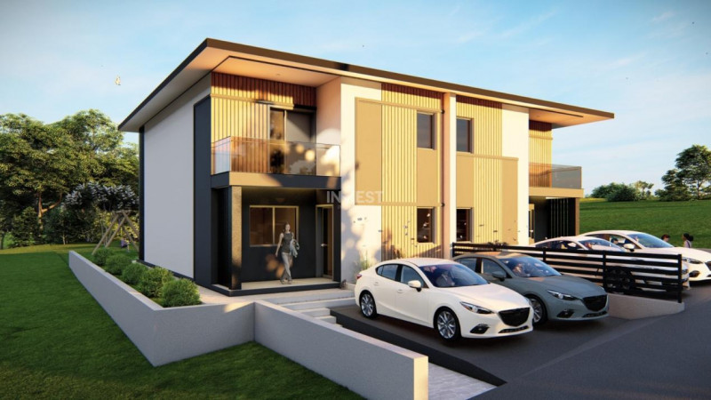 Locuință cu 4 camere/2 băi, 115 MPU, arhitectură modernă