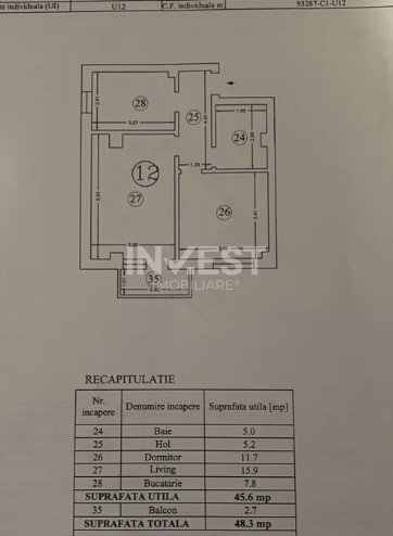 APARTAMENT CU 2 CAMERE DECOMANDAT, ETAJ 2, CAPAT CUG