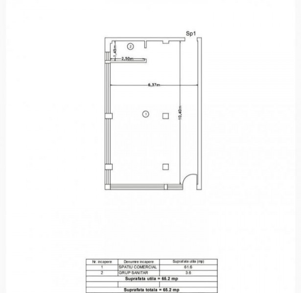 Vanzare spatiu comercial Popas Pacurari