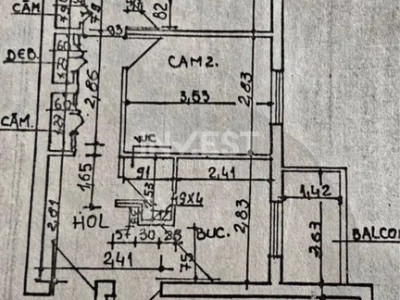 3 camere de vanzare, zona Pacurari - Toma Cozma, Iasi