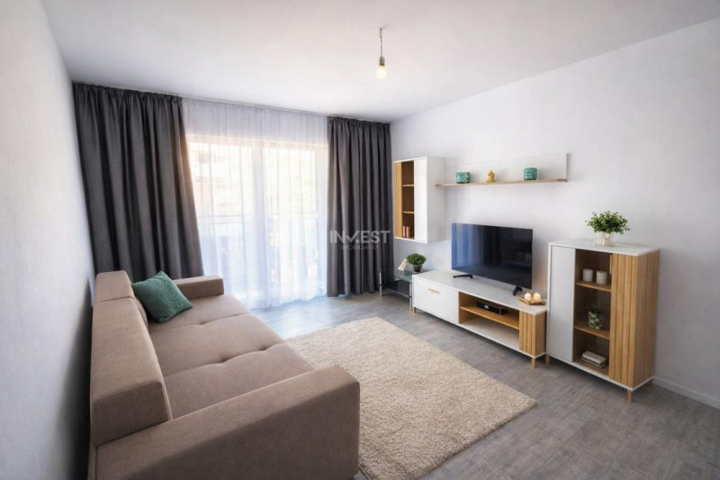 Apartament modern cu 3 camere, 71 mp, bloc din 2023, mobilat, parcare inclusă