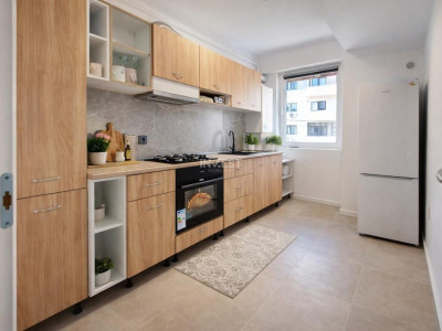 Apartament modern cu 3 camere, 71 mp, bloc din 2023, mobilat, parcare inclusă