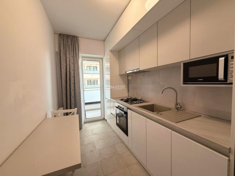 Apartament 1 cameră-44MP, etaj intermediar, bloc din 2023 în zona Podu Roș