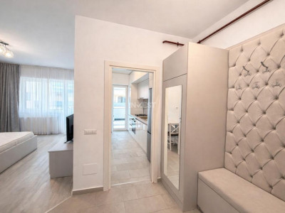Apartament 1 cameră-44MP, etaj intermediar, bloc din 2023 în zona Podu Roș