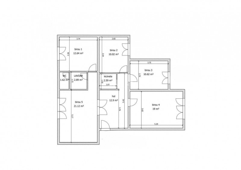 Apartament 4 camere, 92 mp, zona Moara de Foc - Autogara, Iasi 