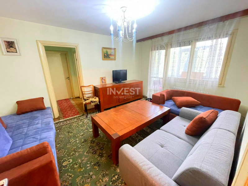 Apartament 3 camere-etaj 1-Podu Ros-bloc fara risc