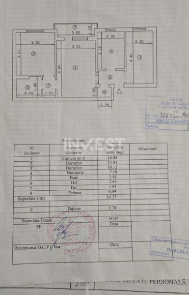 Apartament 3camere-Tatarasi-Sud