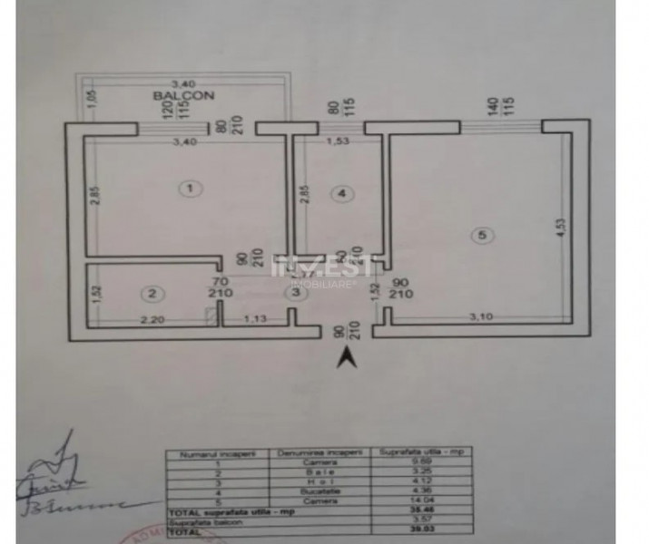 Apartament 2 camere-Tătărași Sud- Ideal pentru locuit sau investiție