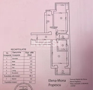 Apartament 2 camere-2 bai-Iulius Mall