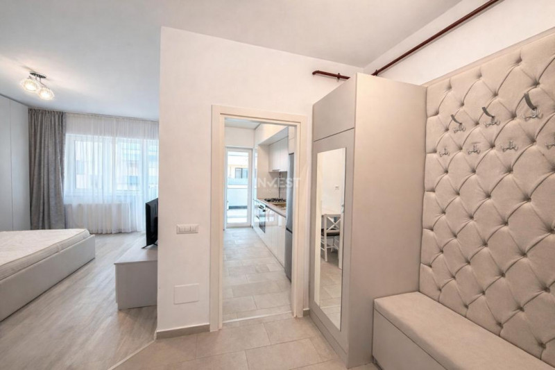 Apartament 1 cameră 44MP, etaj intermediar, bloc din 2024 în zona Podu Roș