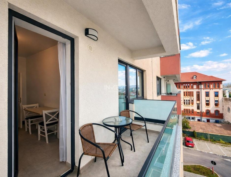 Apartament 1 cameră 44MP, etaj intermediar, bloc din 2024 în zona Podu Roș