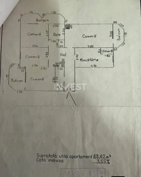 Apartament 4 camere, decomandat, zona Pacurari - Esplanada, Iasi 