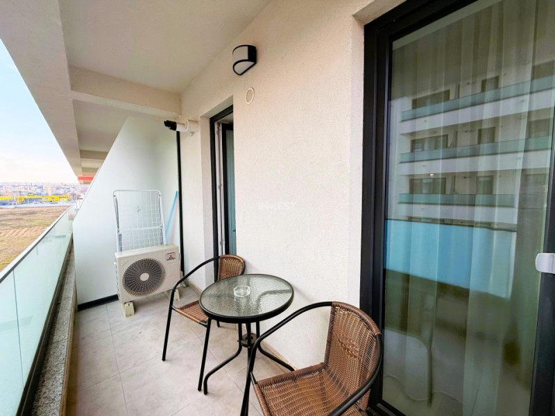 Apartament 1 cameră 44MP, etaj intermediar, bloc din 2024 în zona Podu Roș