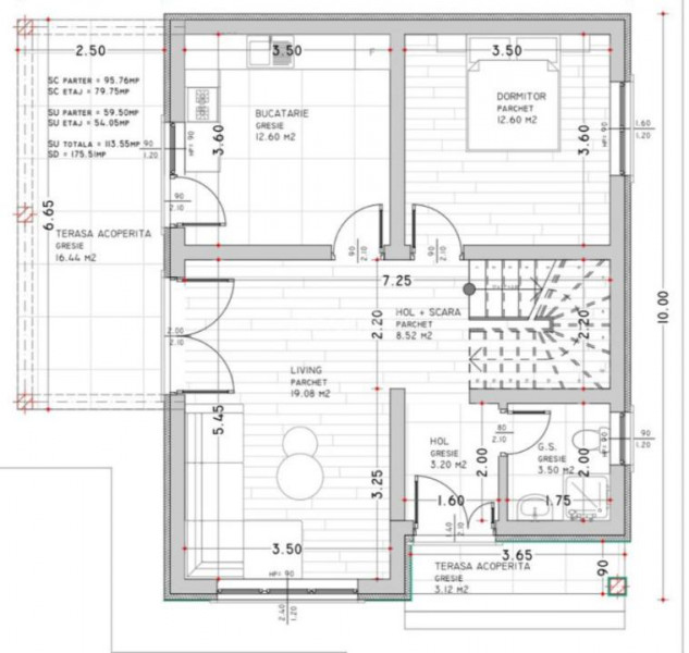 CASA INDIVIDUALA , 5 CAMERE, 114 MP UTILI-KAUFLAND GALATA