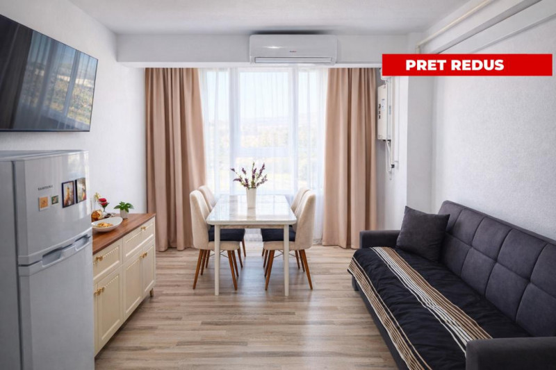 Apartament intabulat cu 2 camere mobilat și utilat în Bucium-Vișani