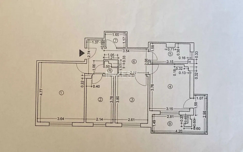 Ap 3 camere decomandat-71mp-etaj intermediar-Carrefour Felicia