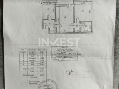 Apartament 2 camere-Podu Ros-Primaverii-etaj 2-52mp