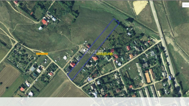 TEREN 6.100 MP DE VÂNZARE – SAT VÂNĂTORI, COMUNA POPRICANI, JUDEȚUL IAȘI