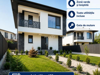 Casă individuală finalizată cu 4 camere în zona Bucium - comision 0%