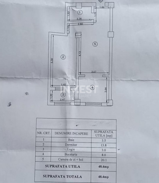 Apartament 2 camere Valea Lupului-Iași