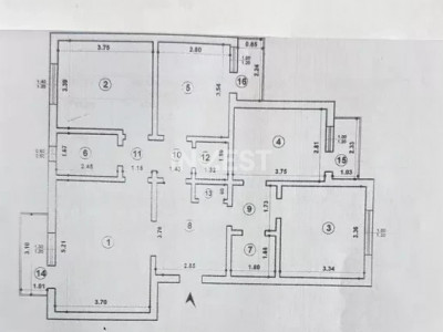 Apartament 4 camere, 2 bai, Pasajul Octav Bancila