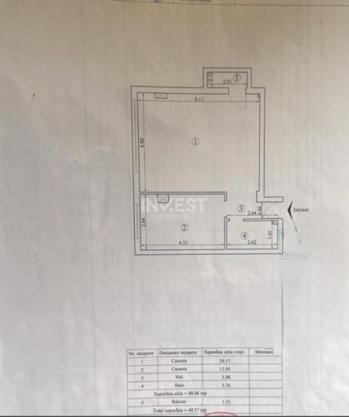 APARTAMENT CU 2 CAMERE, 50 MP , ETAJ 2, BLOC NOU, NICOLINA-Tudor Neculai