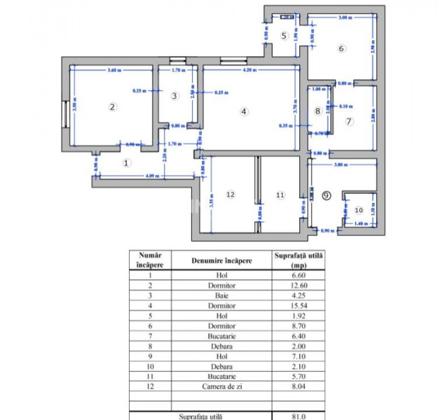CASA TIP DUPLEX, 81 MP UTILI,  250MP TEREN, LIDL NICOLINA