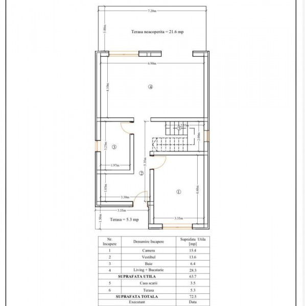 CASA INDIVIDUALA , VALEA ADANCA , 135MP UTILI , 430 MP TEREN