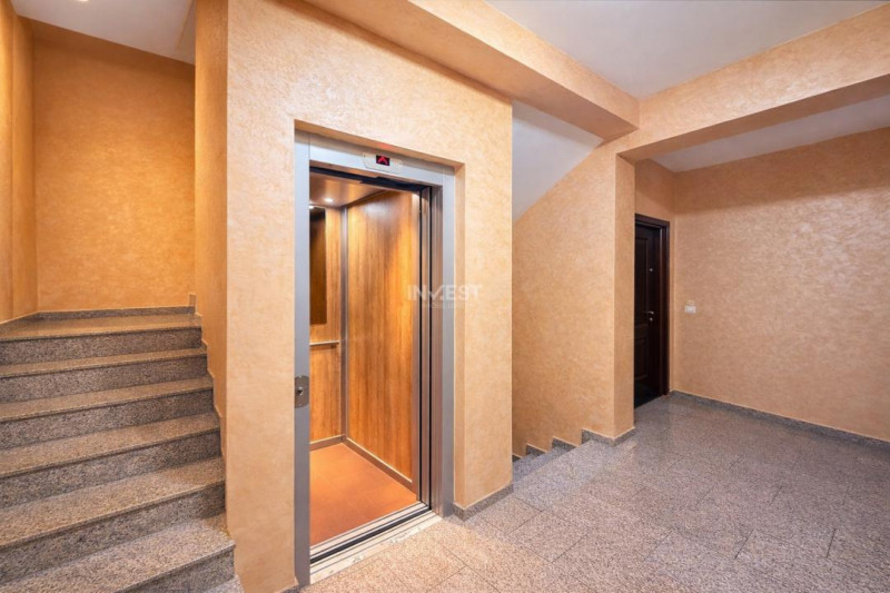 Apartament mobilat 68 MP Utili - etaj intermediar cu lift - zona Cetățuia-Iași