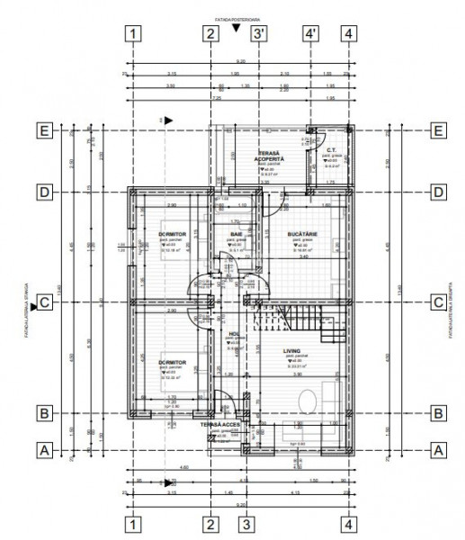 CASA INDIVIDUALA, 3 CAMERE, 400 MP TEREN,CIURBESTI
