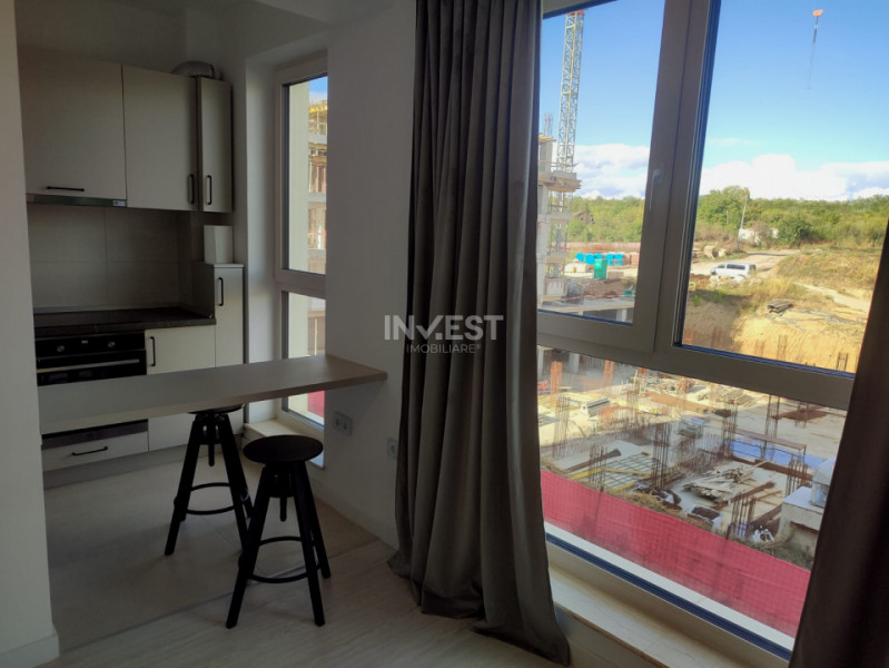 2 camere mobilat/utilat complet, Copou – Răsărit de Soare, bloc nou