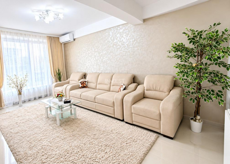 2 camere decomandat, mobilat si utilat, 2 locuri parcare, lift, boxa.